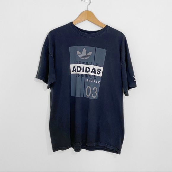 Adidas | Originals Logo Black Tee - Picture 1 of 2